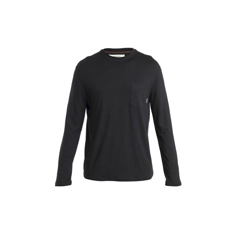 Merino Tech Lite III LS Relaxed Pocket Tee - T-shirt en laine mérinos homme