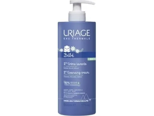 Uriage Bébé 1st Cleansing Cream with Organic Edelweiss 500 ml