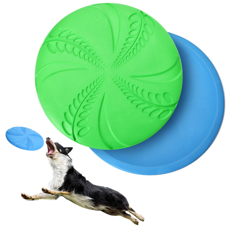 Frisbee para Cães Nobleza, 2 Unidades de Frisbee Interativo para Cães, Brinquedo de Disco Voador para Cães