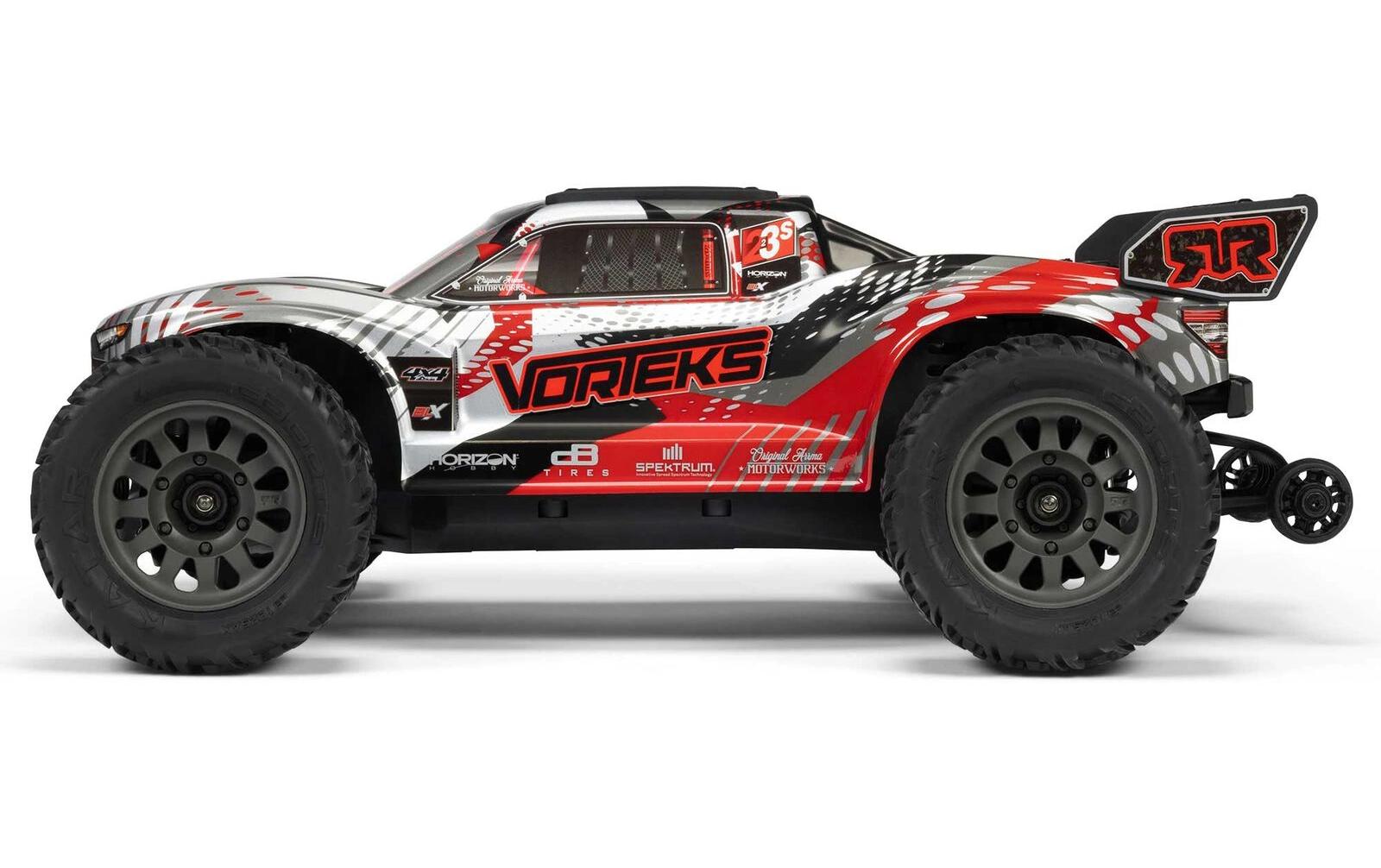 Stadium Truck SCT Vorteks BLX 223S Rot ARTR, 1:10<br>Off-Road Modell mit Brushless Motor