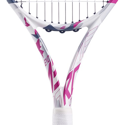 Babolat Evo Aero Lite Pink Tennisschläger besaitet 2024 (260gr.)