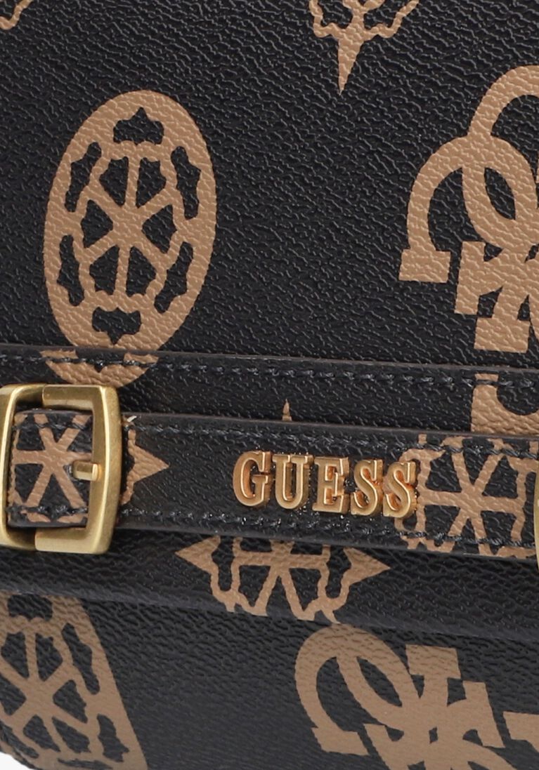 GUESS bruine guess schoudertas sestri logo