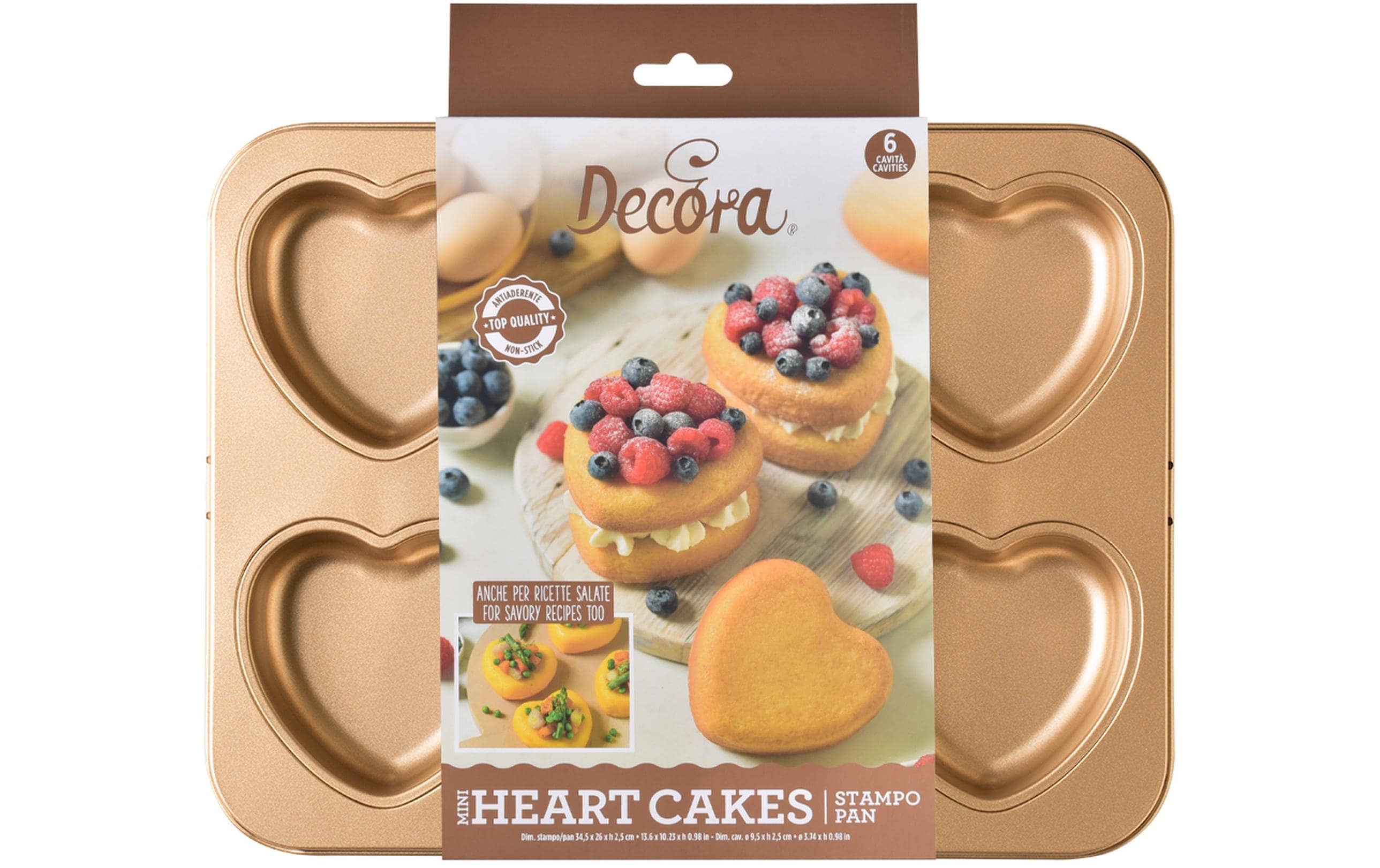 Motiv-Backform HerzBackform für Kuchen in Herzform