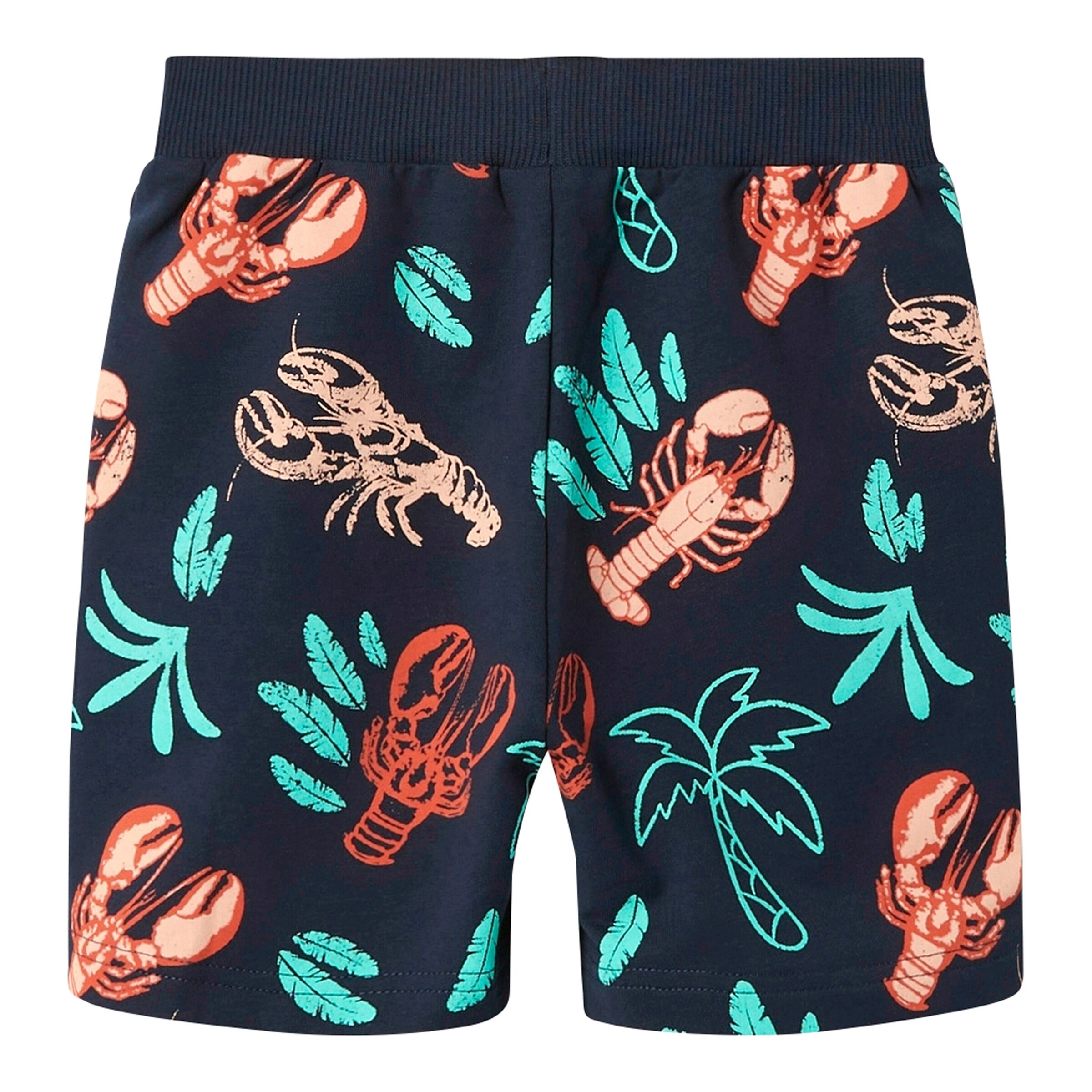 NAME IT Sweatshorts Hummer Palme marine/bunt