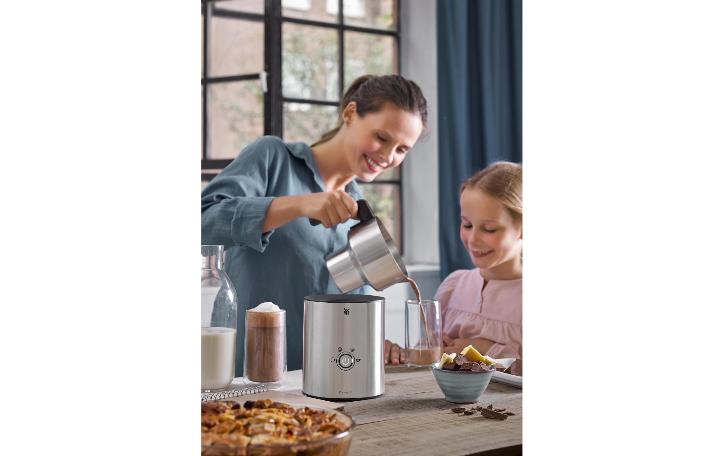 WMF Milchaufschäumer »LONO Milk & Choc Silber« 650 W