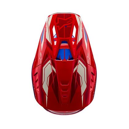 Casque cross Alpinestars SUPERTECH S-M5 - ACTION 2 2023 - Rouge / Bleu