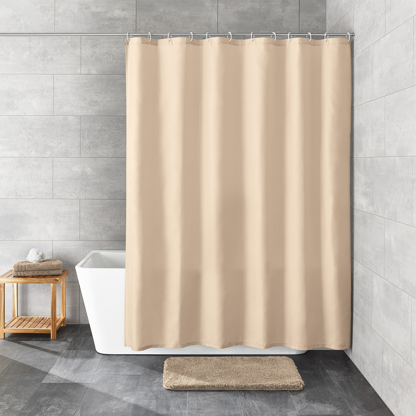 Kleine Wolke Duschvorhang - natur - 180x200 cm
