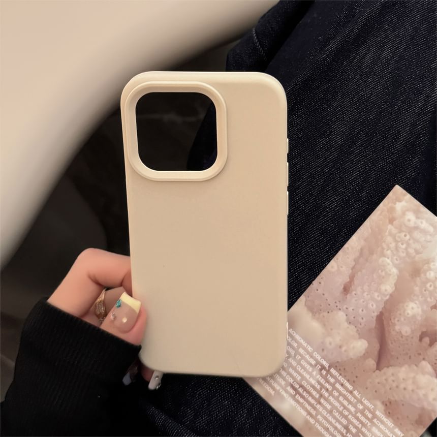Mobby - Effen telefoonhoesje - iPhone 16 Pro Max / 16 Pro / 16 Plus / 16 / 15 Pro Max / 15 Pro / 15 Plus / 15 / 14 Pro Max / 14 Pro / 14 Plus / 14 / 13 Pro Max / 13 Pro / 13 / 13 Mini