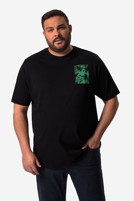 Men+ T-Shirts im 2er-Pack, Halbarm, Druck-Motiv, bis 8 XL