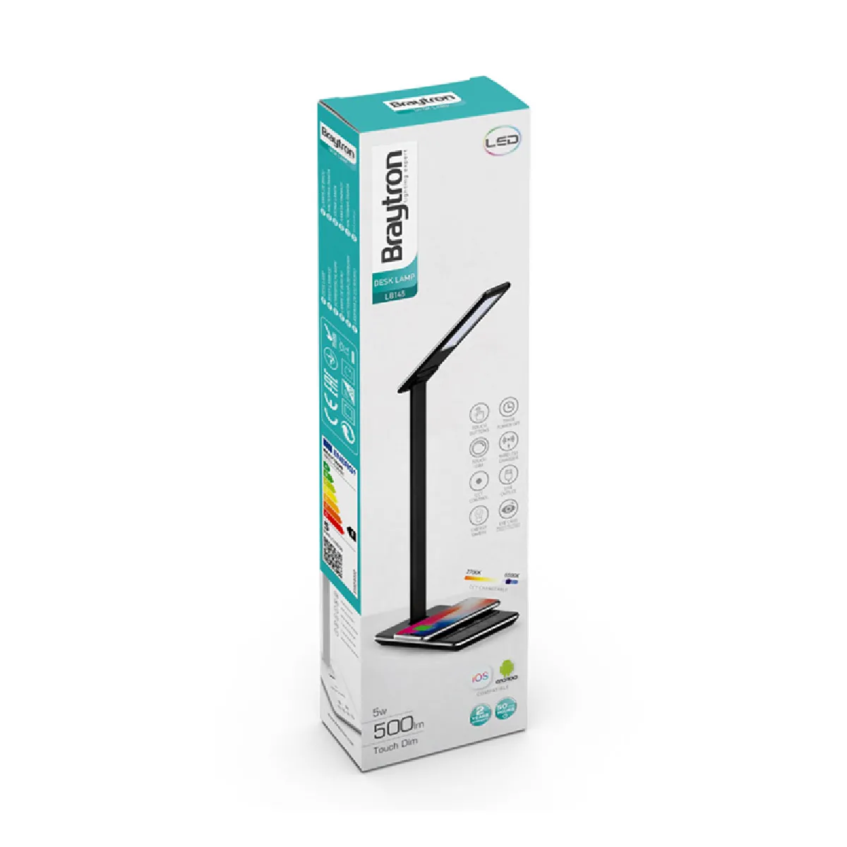 BRAYTRON Lampe de bureau LB146 - Noir