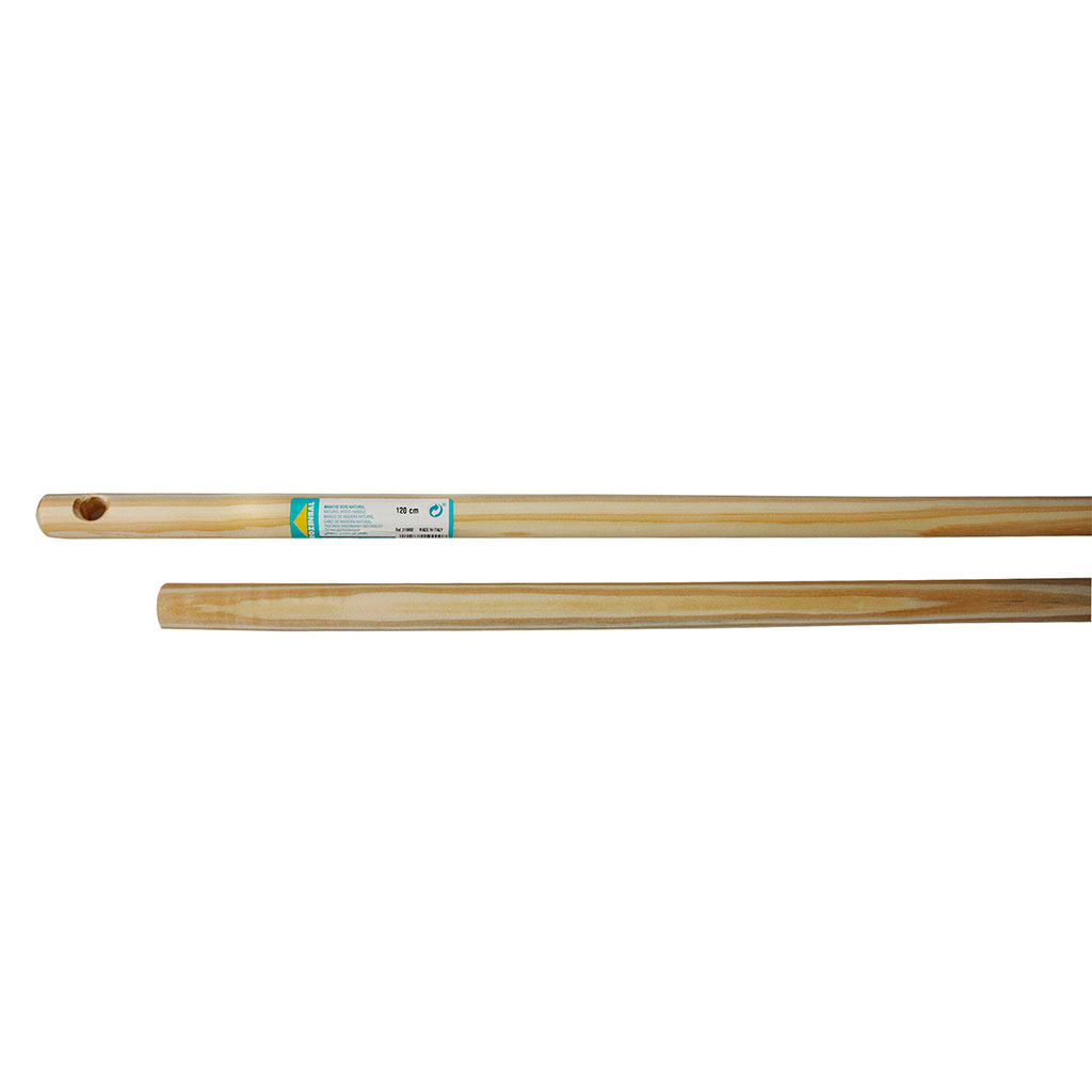 Manche à balai bois naturel 120cm