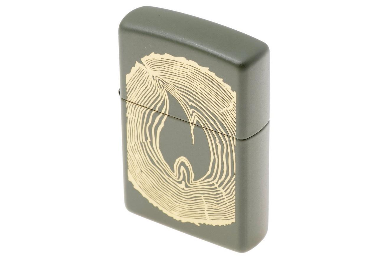 Zippo Wood Ring Design Matte 48959-000002, aansteker
