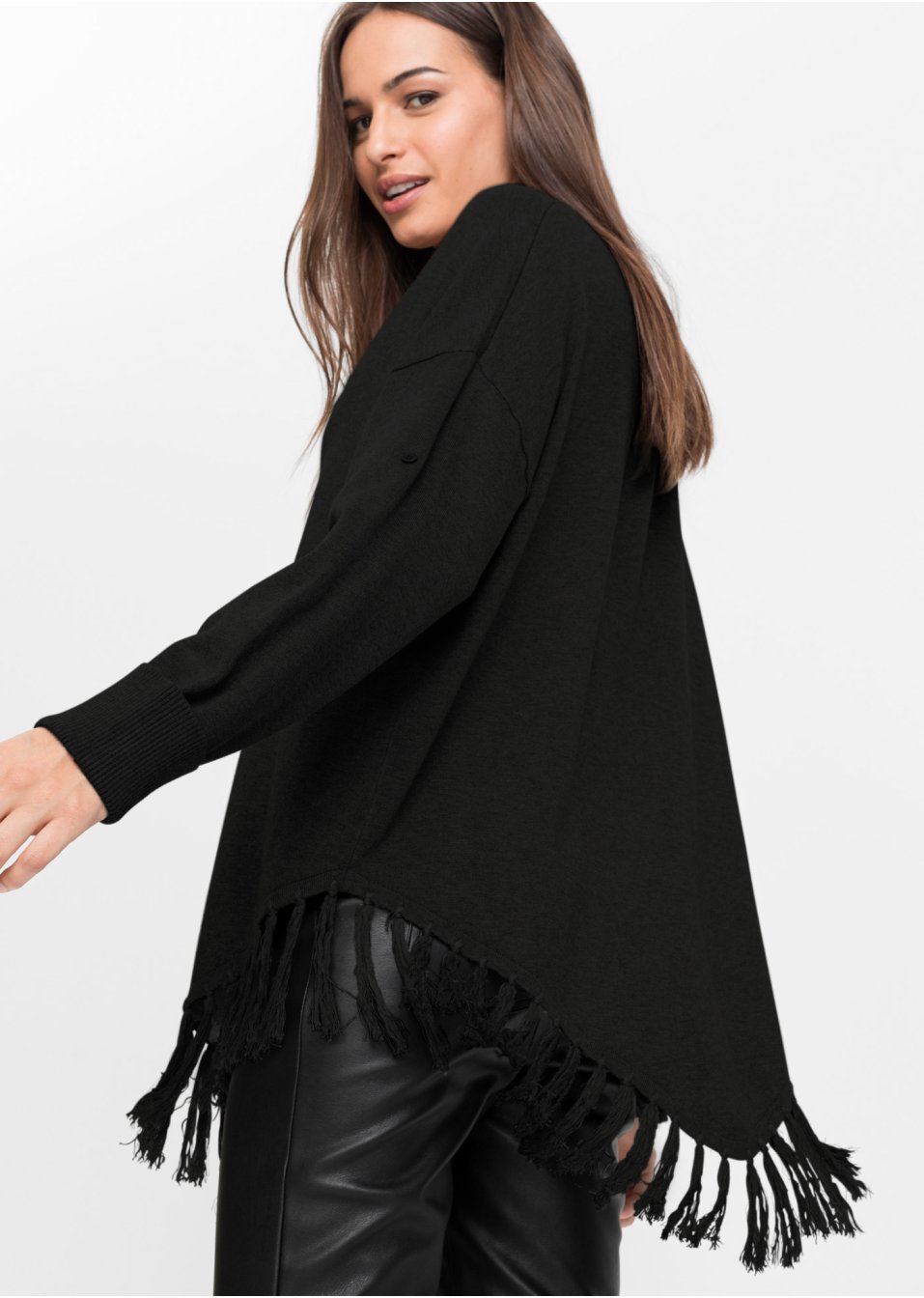 Poncho à franges
