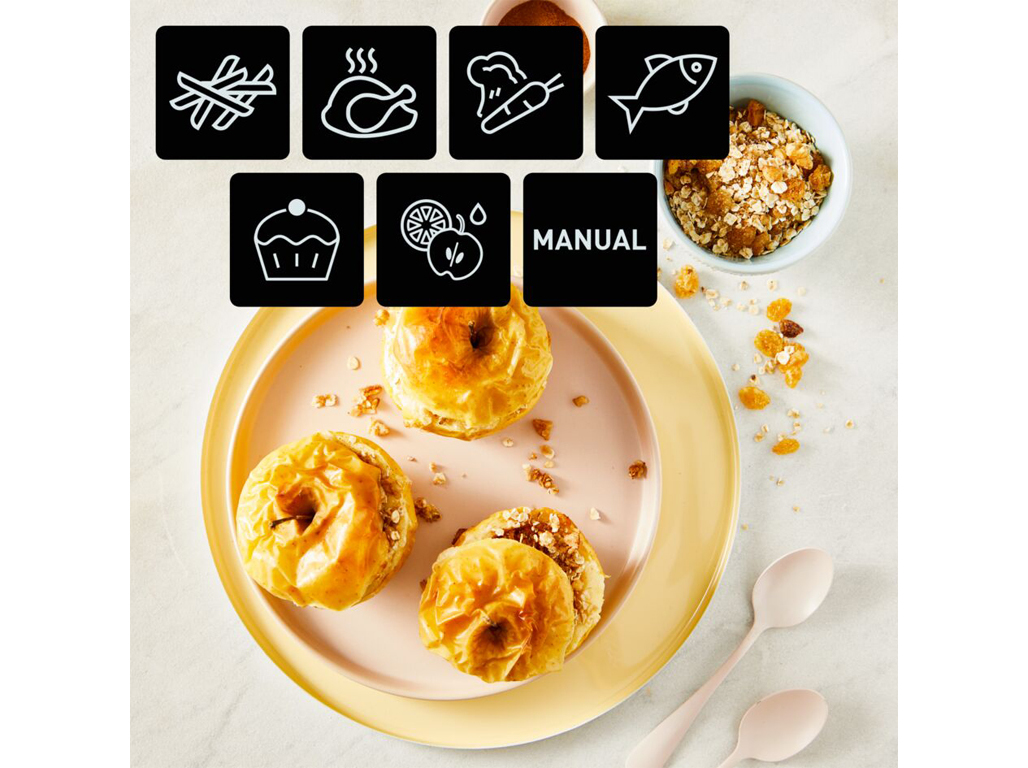 FRITADEIRA AIRFRYER MOULINEX EZ901H20 DUAL EASY FRY 8.3L