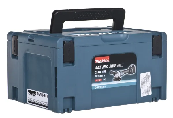 Makita DGA504RTJ - Vinkelkværn - ledningfri - 125 mm - 2 batterier - 18 V