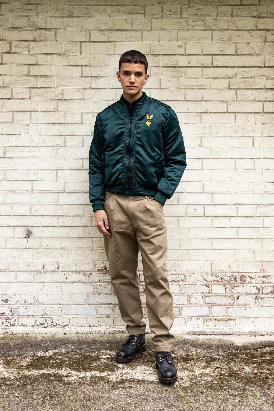 Veste teddy avec broderie bougies Misericordia