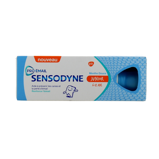 Sensodyne Junior Pro-émail Dentifrice 6-12 ans
