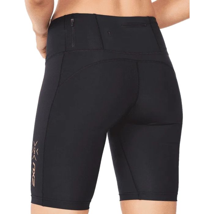 2XU Dame Korte tights Light Speed Mid-Rise Comp. Shorts Sort