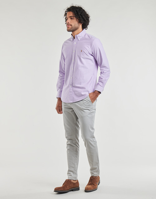 Polo Ralph Lauren - CHEMISE COUPE DROITE EN OXFORD Lilas / Lila