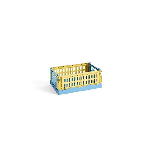 HAY Colour Crate Mix Kasse, Støvet Gul, Small