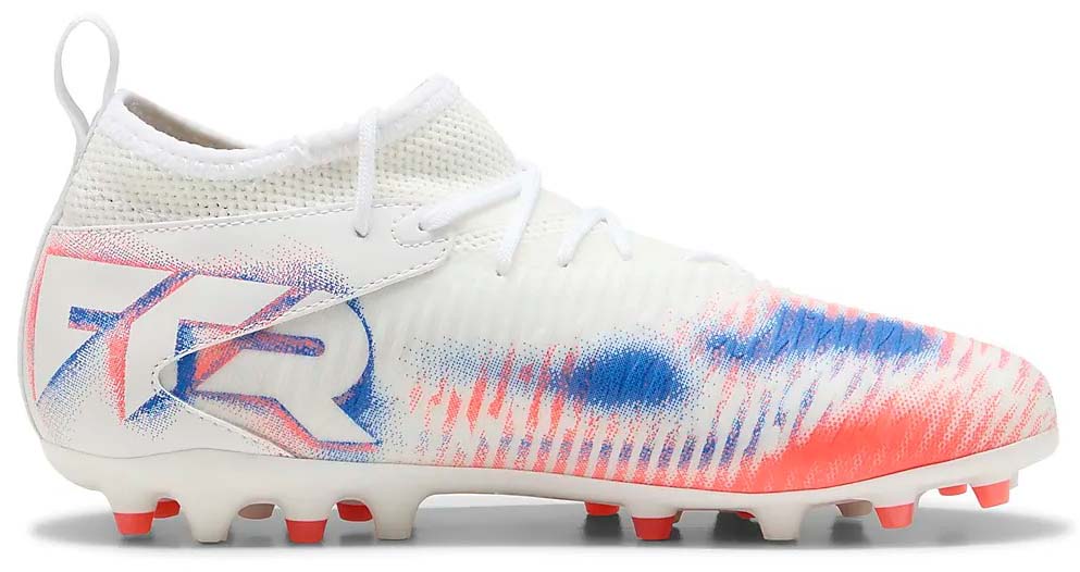 Future 8 Match MG Junior PUMA White/PUMA Black/Glowing Red