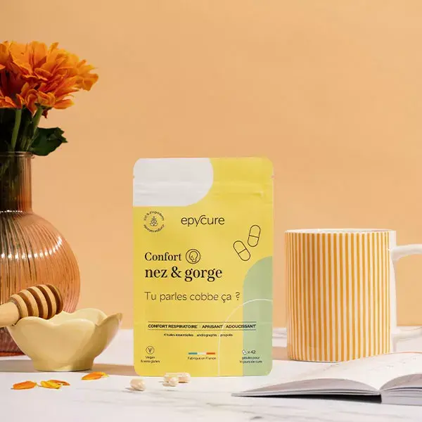 Epycure Vitality Comfort Tratamento para Sintomas de Resfriado no Nariz e Garganta 42 cápsulas