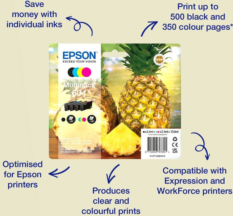 Epson 604 XP-2200 Inktcartridge - Zwart