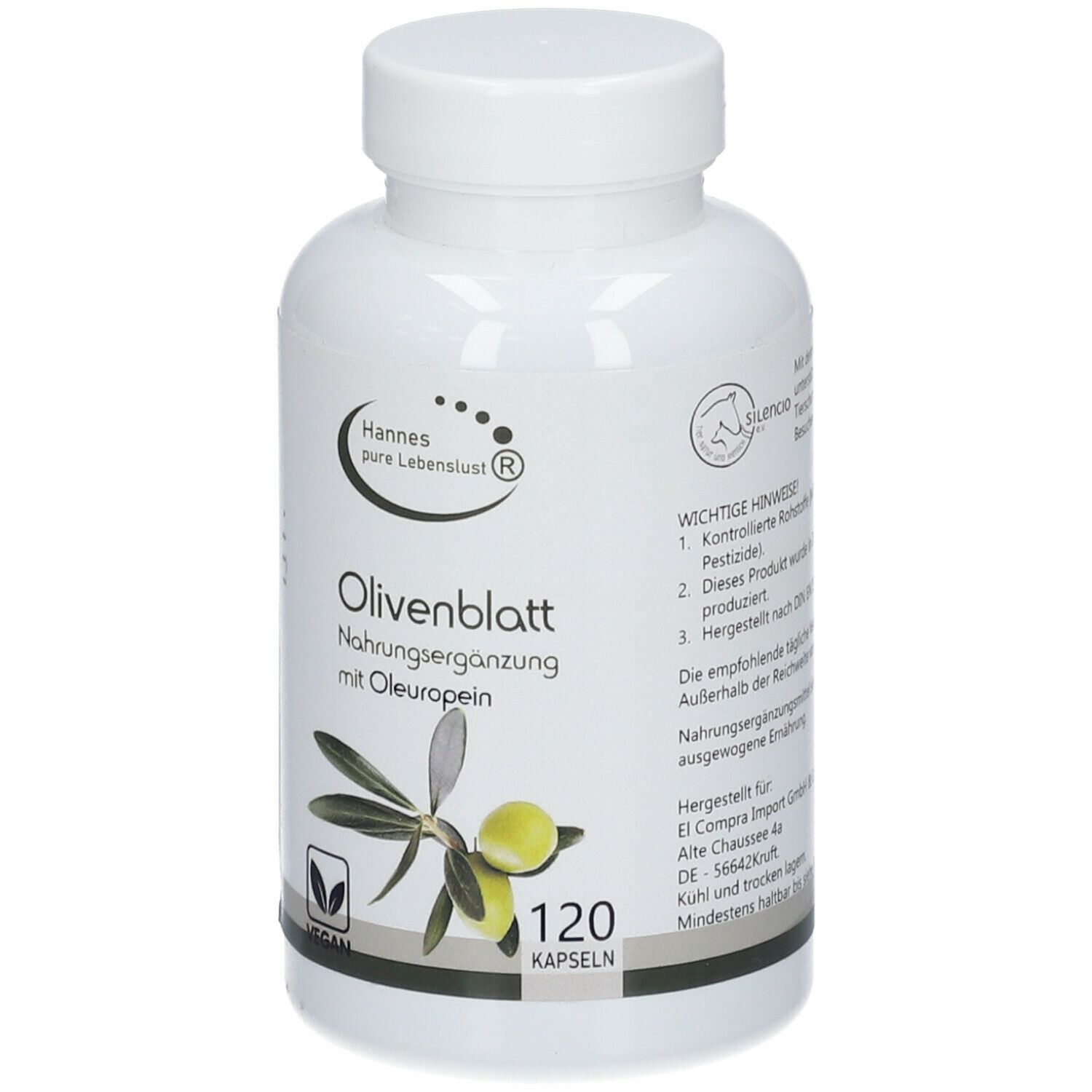 Hannes pure Lebenslust® OLIVENBLATT Extrakt