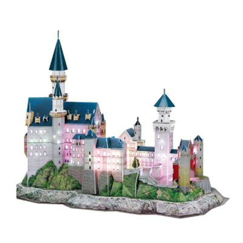 Cubic Fun 3D Puzzel Neuschwanstein Castle LED