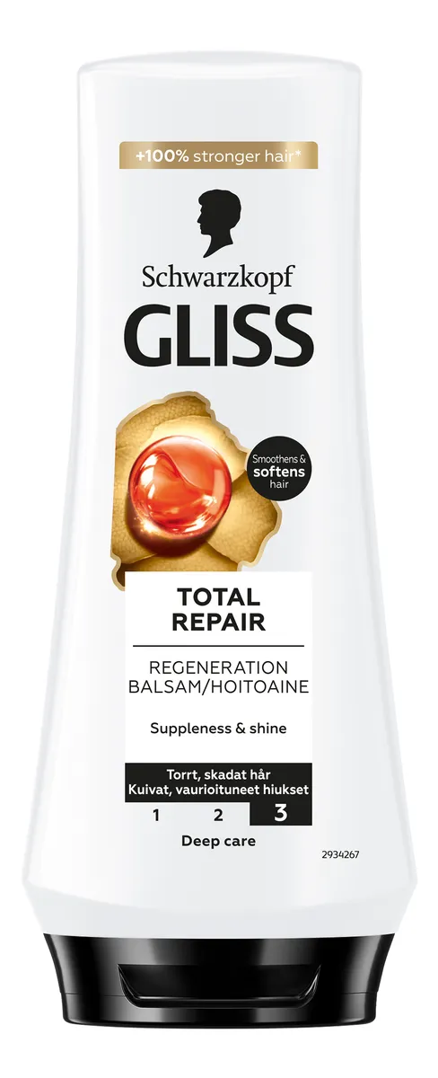 Schwarzkopf Gliss Total Repair Balsam - 200 ml.