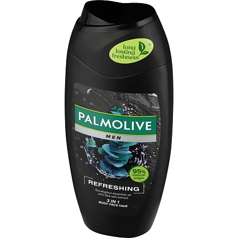 3-i-1 shower gel m. eukalyptusolie og havsalt