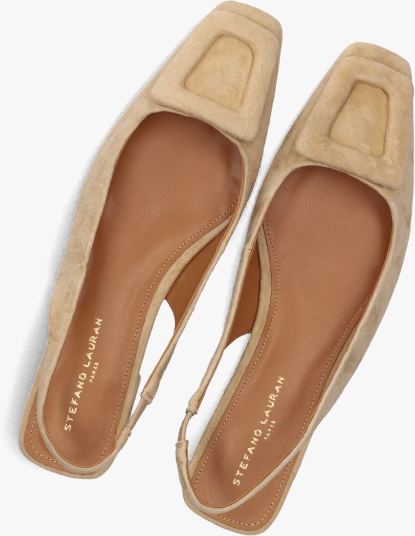 beige stefano lauran slingbacks 58577a