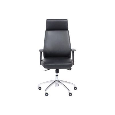 Fauteuil de bureau PHILADELPHIE - accoudoirs réglables - appui-tête intégré - noir