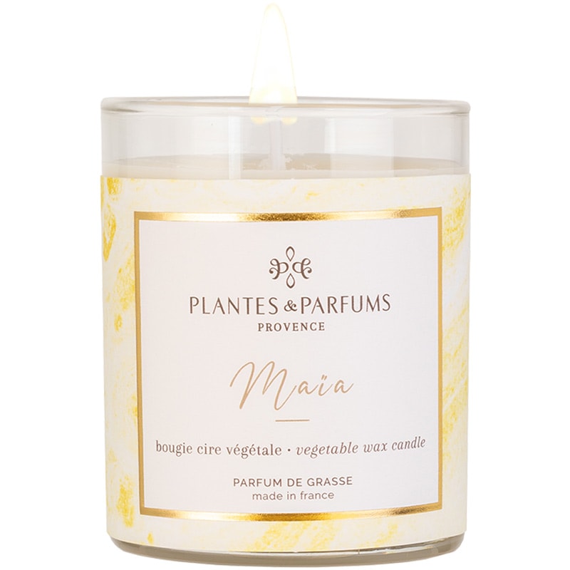 Bougie végétale parfumée - Maïa - Sève de pin - 180 g