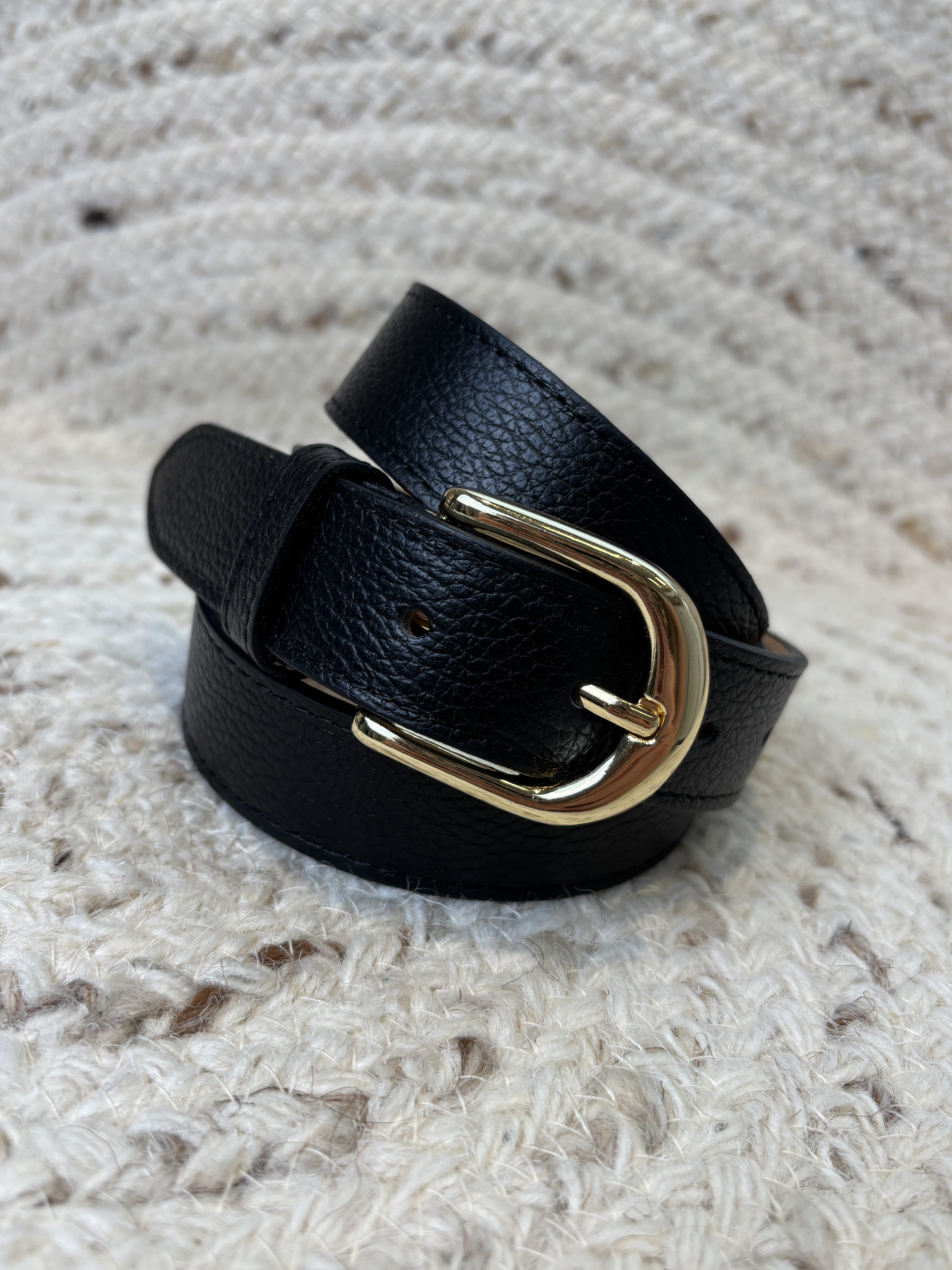 Bowie Riem - Leer Glad - Zwart