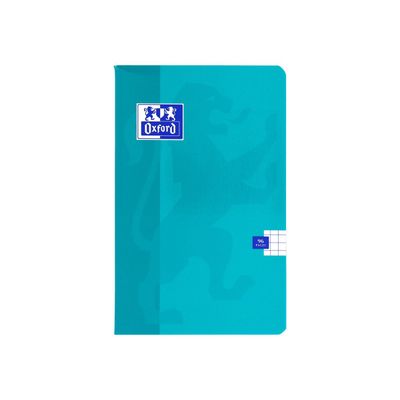 Oxford - Carnet 11 x 17 cm - 96 pages - petits carreaux (5x5 mm) - disponible dans différentes couleurs