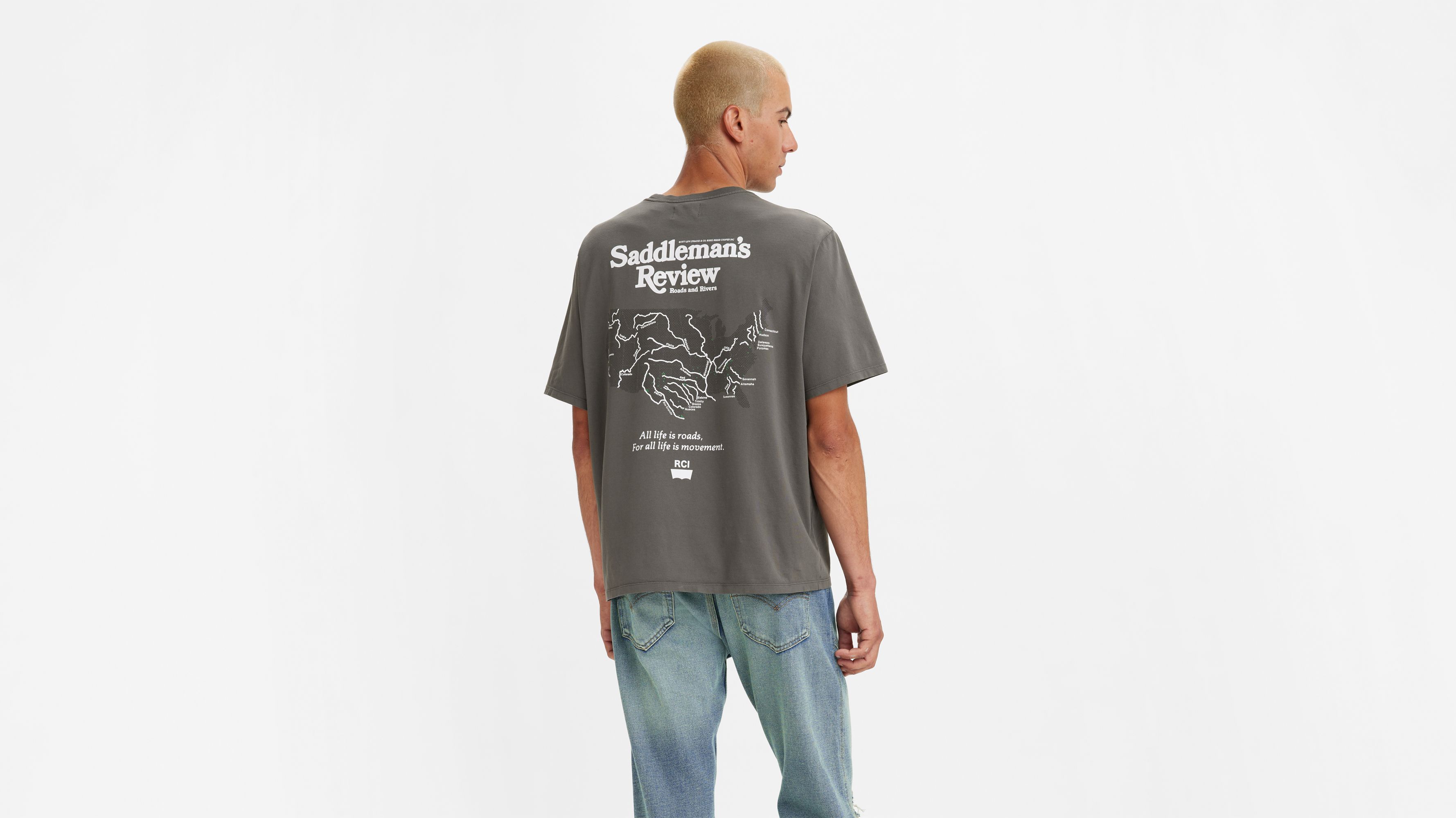T-shirt Americana Homme Levi's® x Reese Cooper® - Black - Noir