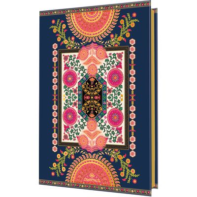Agenda Venezia - la semaine sur 1 page et 1 page de note - 15,5 x 21,5 cm - rosaces - Oberthur