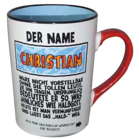 Depesche Weltbester Becher mit Name Christian