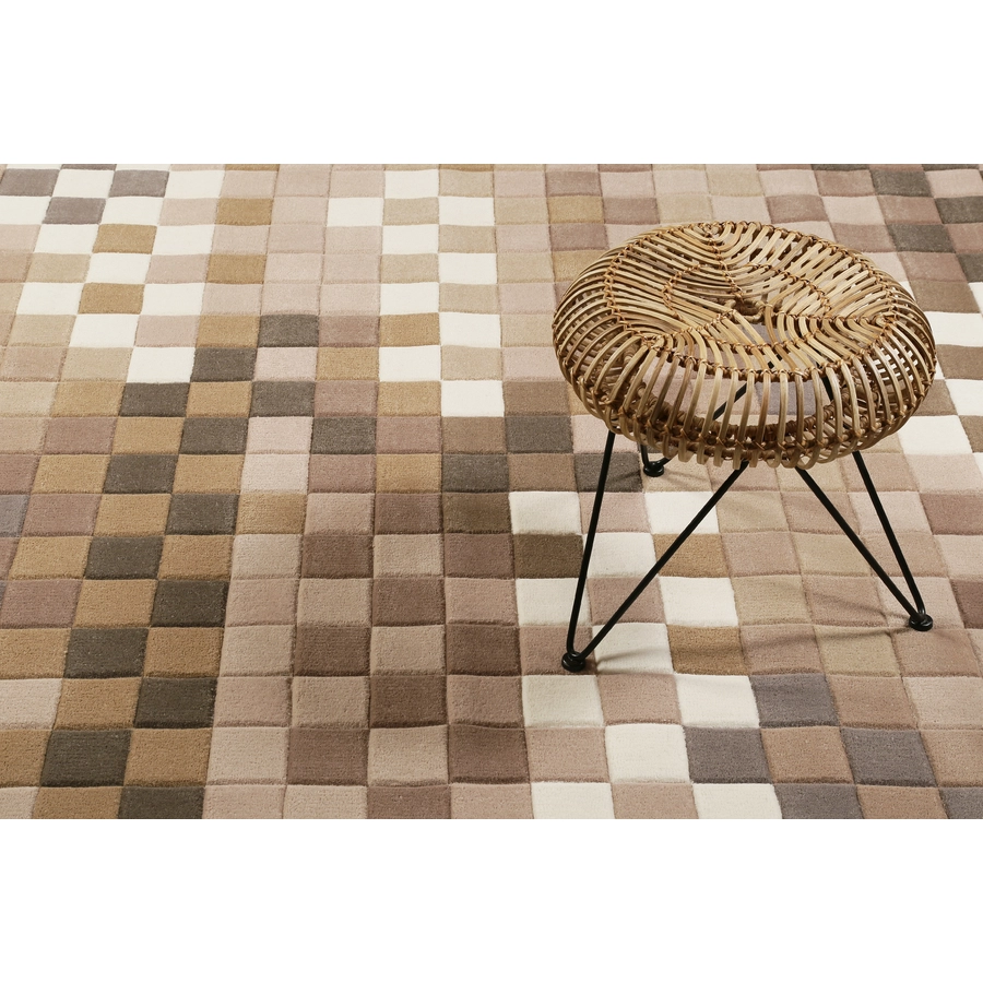 Esprit Kurzflorteppich Pixel beige