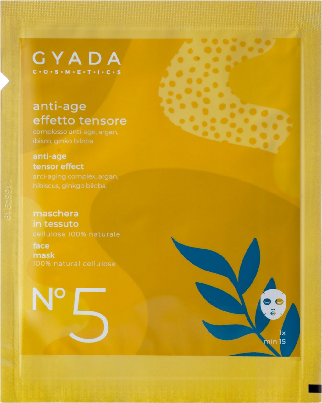 GYADA Cosmetics  Festigende Anti-Aging Tuchmaske Nr.5, 15 ml