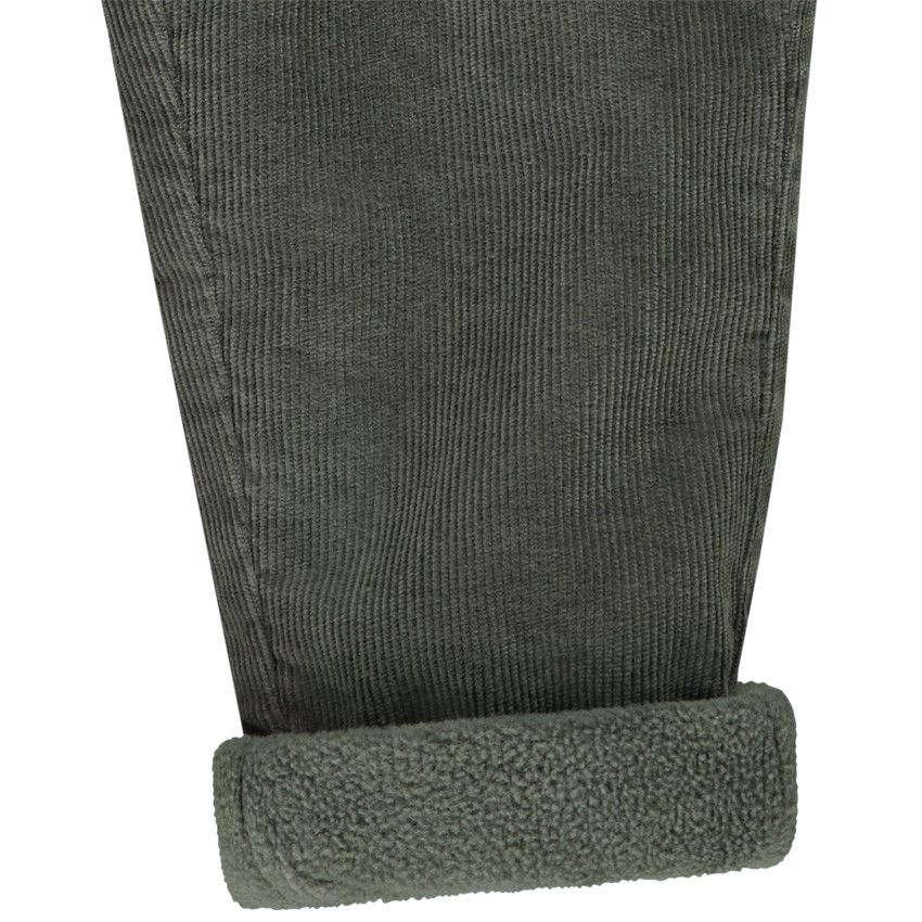 Pantalon en velours côtelé uni pour bébé garçon - Kaki