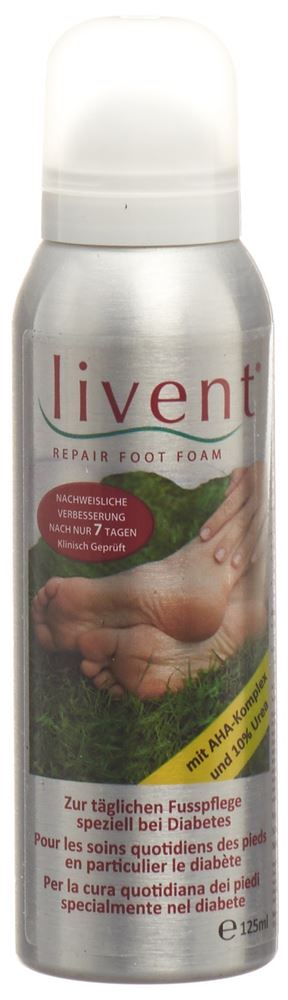 LIVENT Fusspflege Schaum Schaum Spr 125 ml