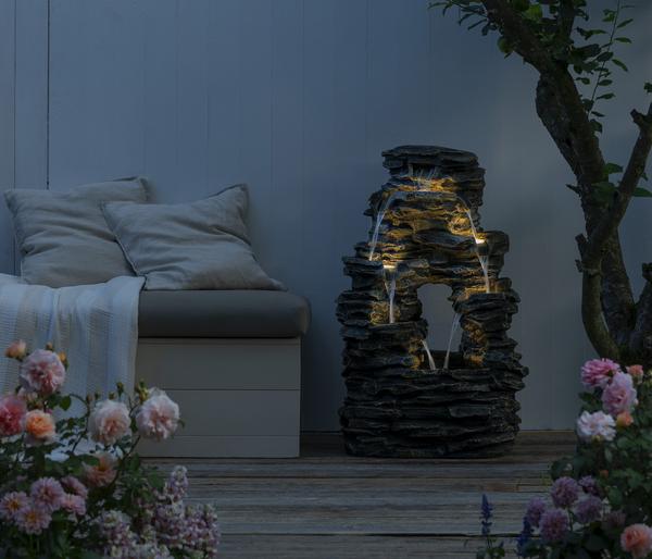 Dehner Polyresin-Gartenbrunnen Salto,