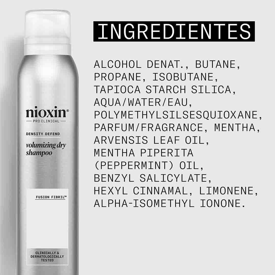 Nioxin Styling Champô Seco de Volume para cabelo fino - 180ml