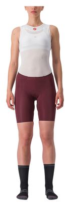 Cuissard Court Sans Bretelles Femme Castelli Free Aero RC Bordeaux