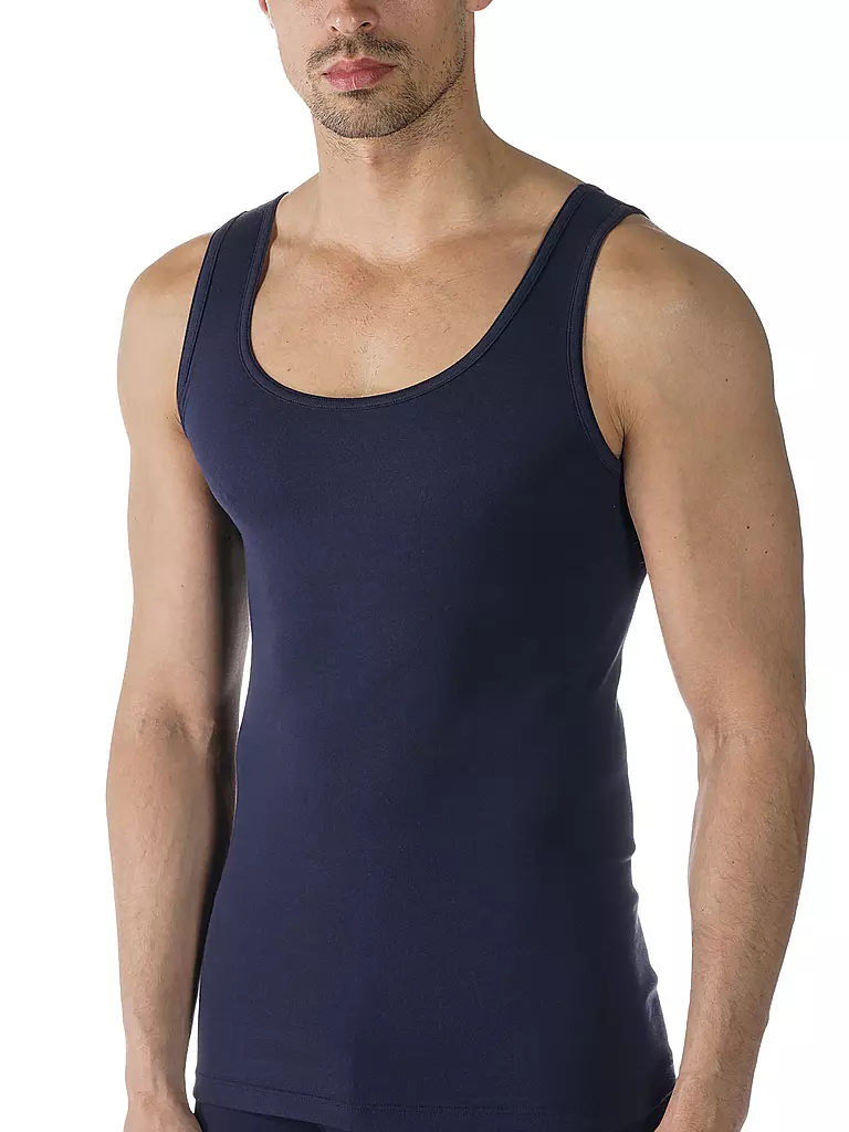 MEY Athletic Shirt Casual Cotton Yacht Blue blau