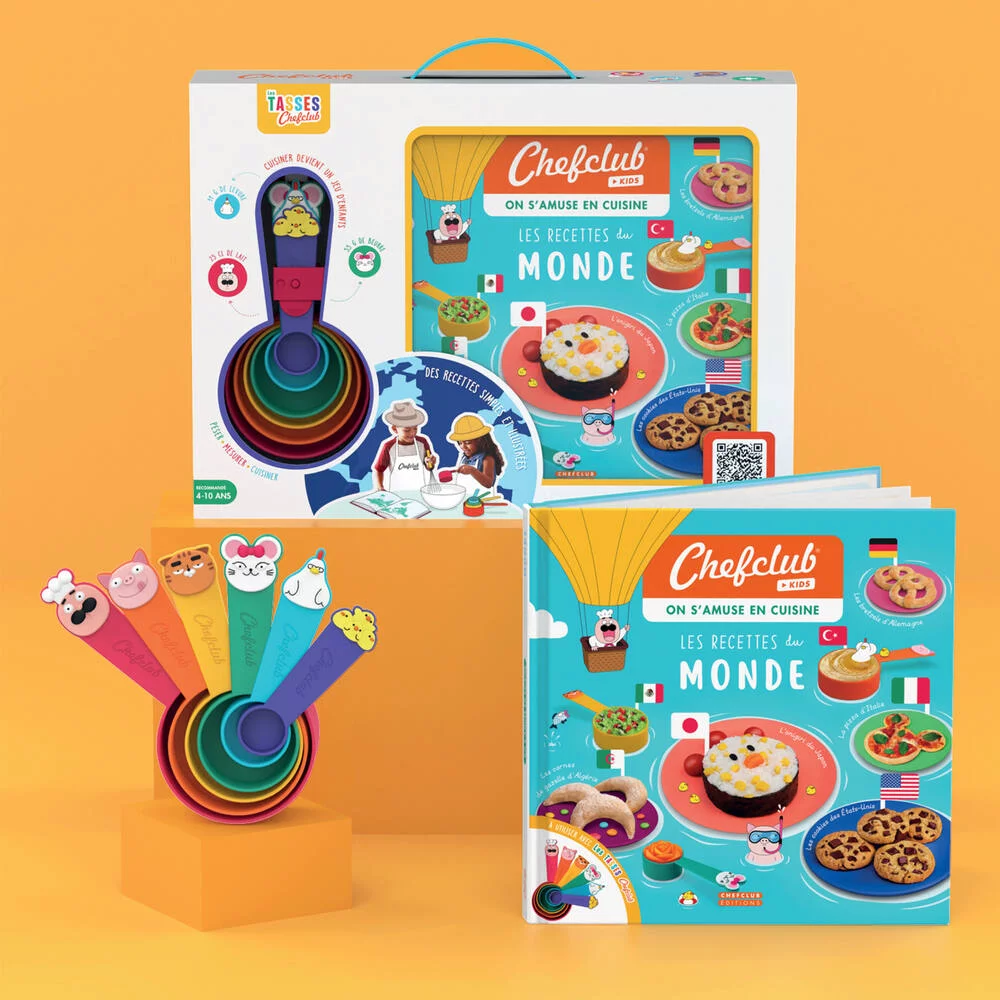 CHEFCLUB -COFFRET KIDS RECETTES DU MONDE