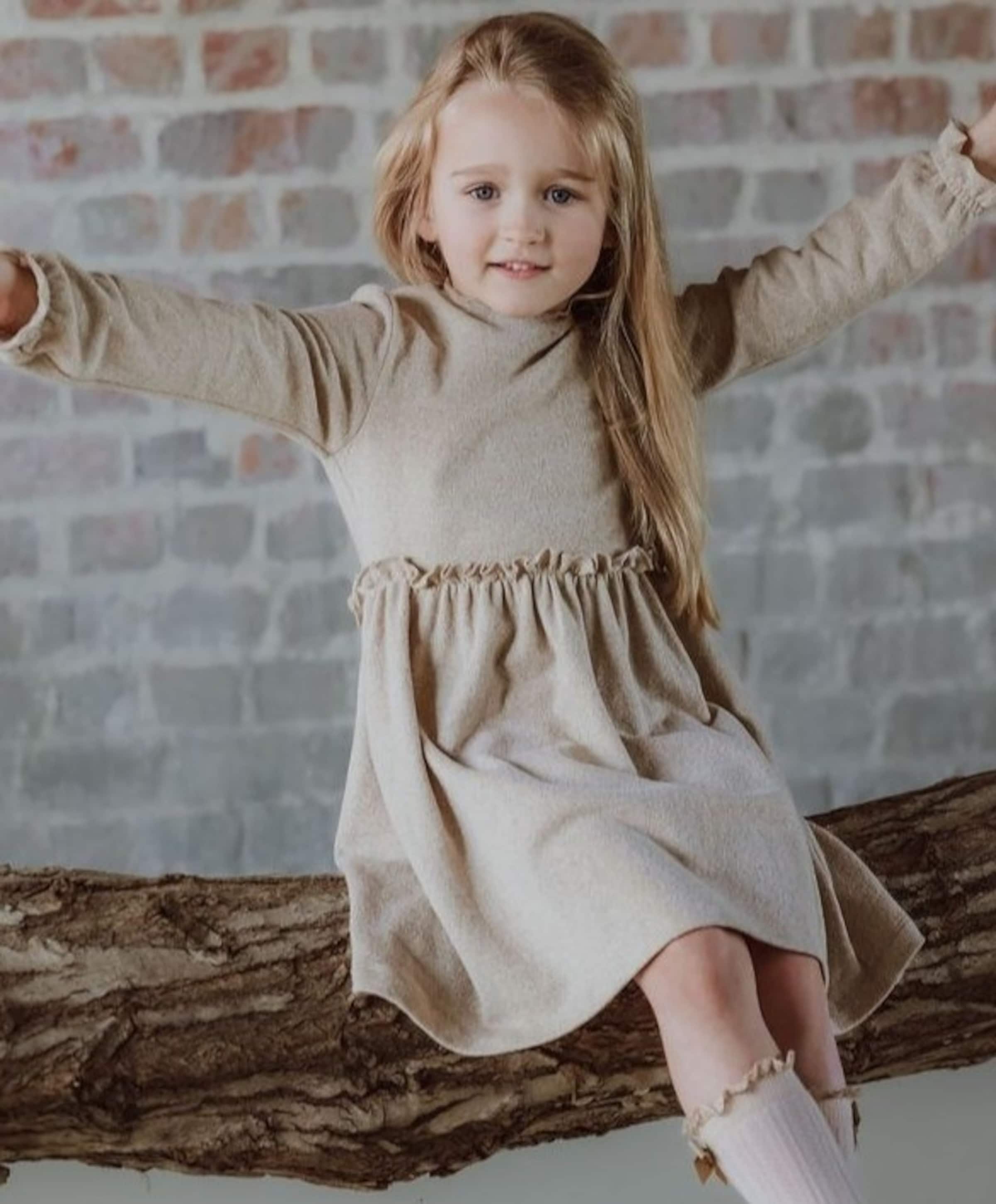 Gymp Meisjes jurk beige