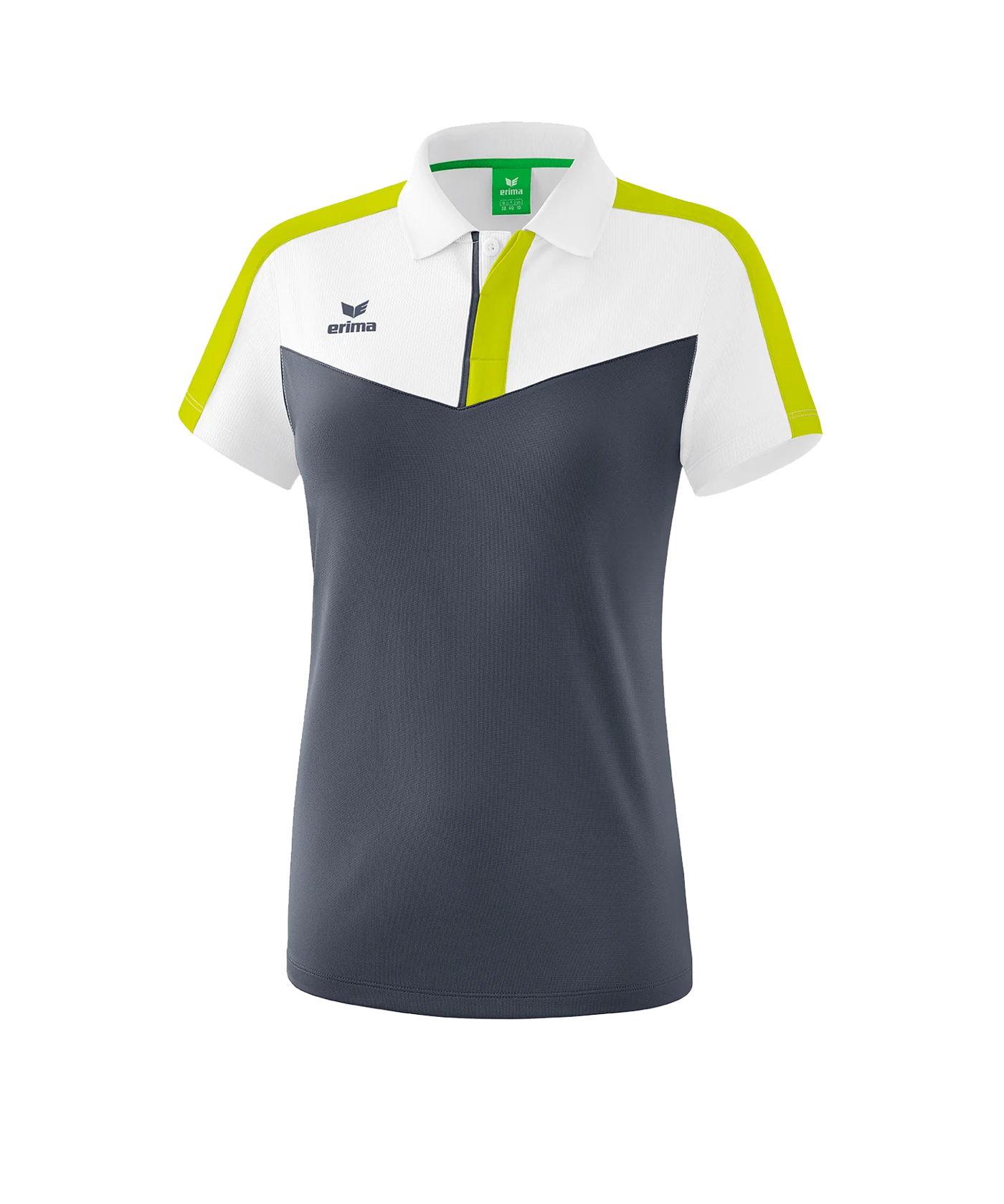 Erima Squad Poloshirt Damen Weiss Grau